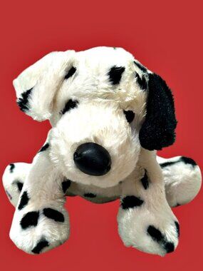GANZ Webkinz Dalmatian Puppy Dog Plush HM123 Stuffed Animal Toy 9 Inch No Code